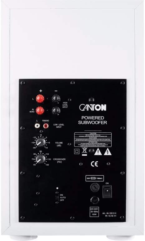 Canton Movie 135 Thuisbioscoopsysteem (100/120 W), Wit