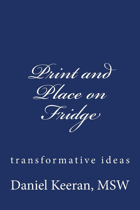 Print and Place on Fridge