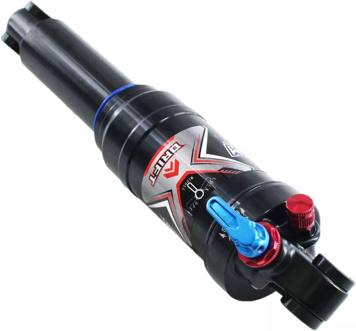 DNM AO-8RC ST3009-N 210 x 53 mm Mountain Bike Air Rear Shock met Lockout