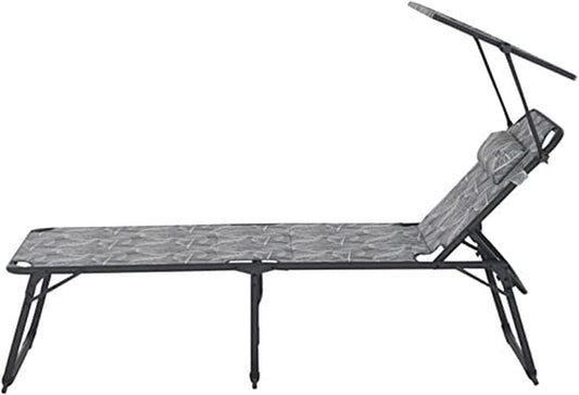 Campingligstoel Premium bl.