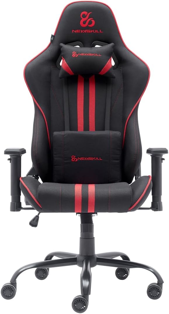 NEWSKILL Kitsune V2 Gamingstoel, rood, ademende stof