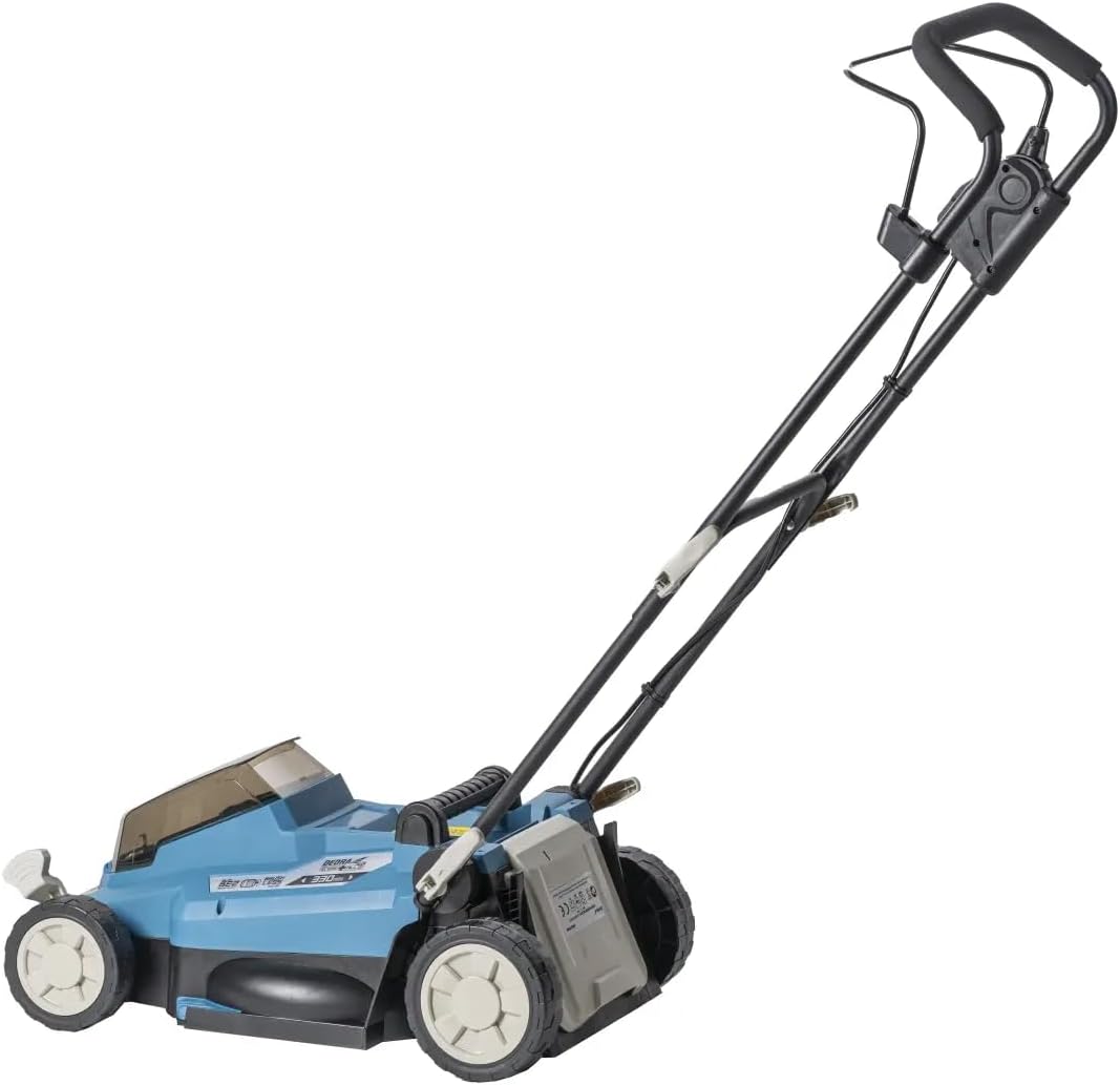 DEDRA SAS All DED7198 Accu-grasmaaier, borstelloos, 18 V, met ergonomische handgreep, 30 l opvangvolume, 25-75 mm maaihoogte, in doos zonder accu