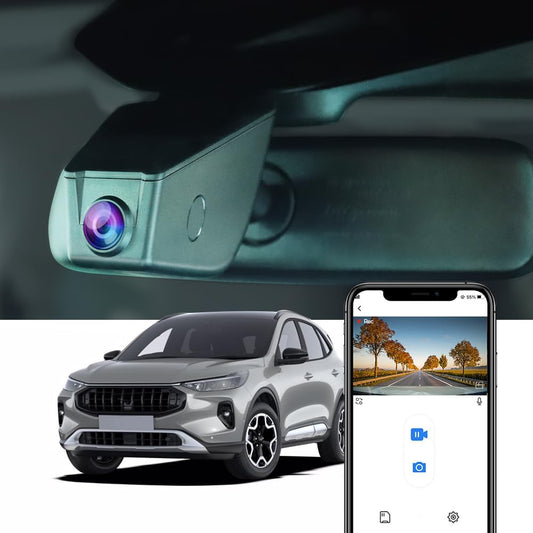 Dashcam – Autocamera – Boordcamera – Rijregistratiecamera – Inbouwmodel Voor Regensensor – 4K UHD 3840x2160@30fps – WiFi & App Met G-Sensor En 64GB Geheugenkaart