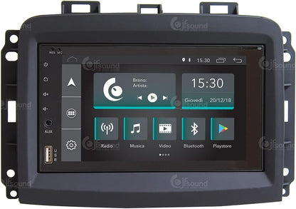 Specifieke autoradio voor Fiat 500L restyling Android GPS Bluetooth WiFi USB DAB+ Touchscreen 6.2" 4core Carplay AndroidAuto