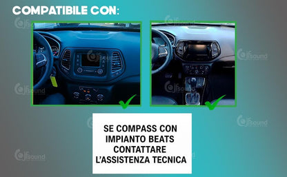 Autoradio Jeep Compass – Navigatiesysteem – Multimedia Speler – Inbouw Radio – Bluetooth Radio – 10 Inch Touchscreen – 8-Core Processor – Android Auto & CarPlay