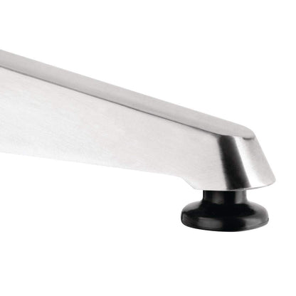Bolero Hoge Tafel 60cm - Roestvrijstalen Weerbestendige Ronde Bar Bistro Pub Tafel Terras Tuinmeubilair voor Binnen & Buiten U502