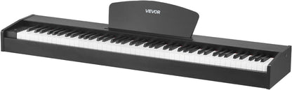 Digitale piano – Elektrische piano – Keyboard – Piano met gewogen toetsen – Pianotoetsenbord – Zonder houder – 88 volledig gewogen toetsen – Dual-toetsenbordmodus