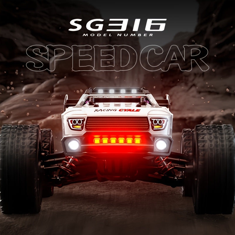 SG316 MAX RC Auto – Radiografisch Bestuurbare Auto – Racewagen – Speelgoedauto – Offroad Auto – 80 km/u Topsnelheid – 4WD Met Dubbele Ophanging