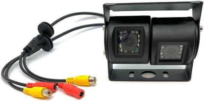 Dolphin Automotive Commerciële Van Dual Twin Commerciële Omkeren Omgekeerde Achteruitrijcamera Zwart - Alleen Camera (geen scherm)