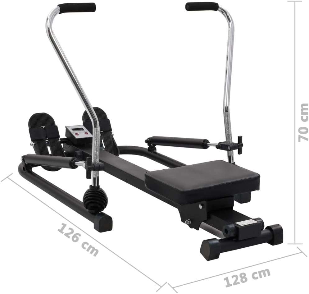 Rowing machine with 5 levels and hydraulic resistance - QUORE