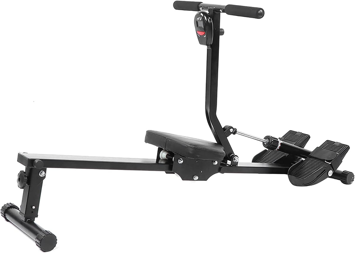 Roeitrainer – Roeimachine – Fitnessroeier – Indoor Rower – Trainingsapparaat – Inklapbaar Design – Verstelbare Weerstand – Digitaal Display