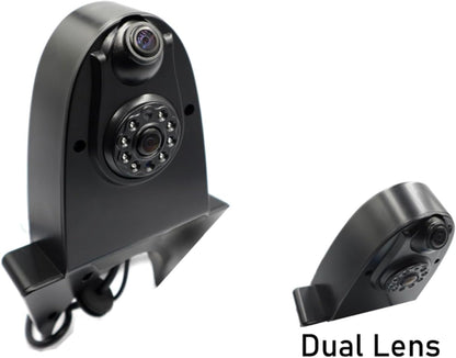 Dubbele Achteruitrijcamera Set voor Bestelwagen – Parkeercamera – Achteruitrijcameraset – Achteruitkijkcamera – Truckcamera – Met 7 Inch Dashmonitor – LED-Nachtzicht