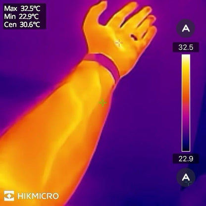 HIKMICRO Warmtebeeldcamera MiniE 192×192 SuperIR beeldverbetering, 25Hz, warmtebeeldcamera voor smartphone/tablet, USB-C/Lightning (ondersteunt iPhone 15/16)