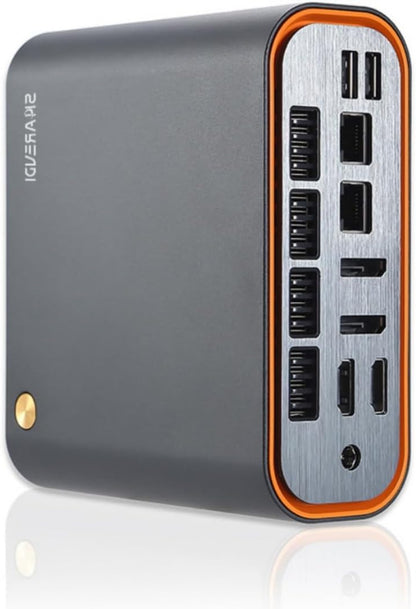 HISTTON Mini PC, Intel 12th Gen CPU Core 1215U up to 4.40GHz, 16GB DDR5, 512GB M.2 SSD, 8K Four Display, Mini Desktop PC, WiFi6 BT5 Work/Home/Business Micro PC (Intel 1215U) - QUORE