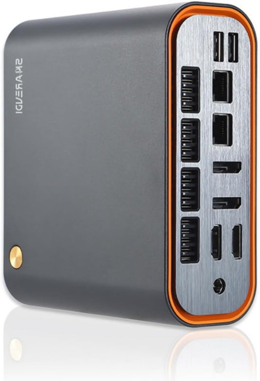 HISTTON Mini PC, Intel 12th Gen CPU Core 1215U up to 4.40GHz, 16GB DDR5, 512GB M.2 SSD, 8K Four Display, Mini Desktop PC, WiFi6 BT5 Work/Home/Business Micro PC (Intel 1215U) - QUORE