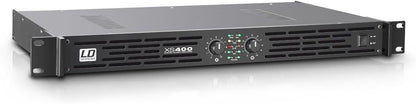 LD Systems XS 400; PA klasse D versterker 2 x 200 W 4 ohm maat