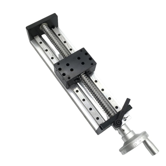 200 mm slag handmatige lineaire as CNC kogelomloopspindel SFU1605 belastbaarheid 50 kg max. dubbele scharnierrail glijdende tafelbeweging mini-lineaire aandrijving voor CNC-frezen 3D-printer