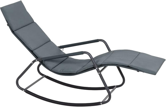 Siena Garden Relax ligstoel in blauwgrijs