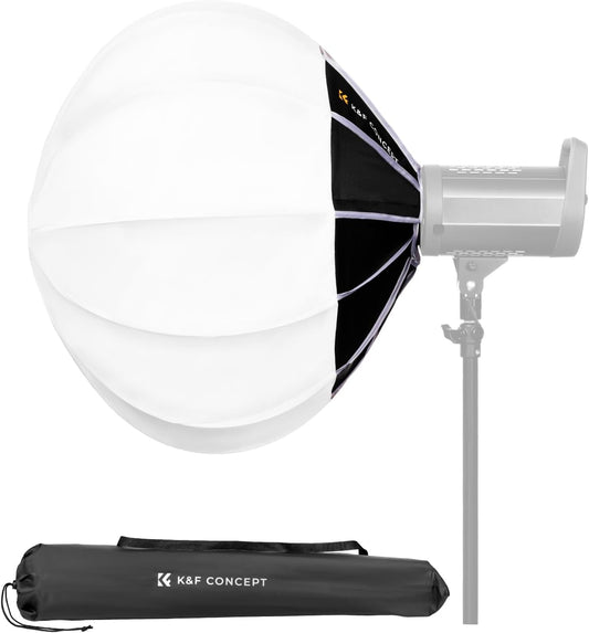 85 Cm Lantaarn Softbox – Softbox – Bowens Softbox – Lichtdiffuser – Inklapbare Lichtmodifier – 360° Omnidirectionele Lichtverspreiding – Snelle Quick Release Montage