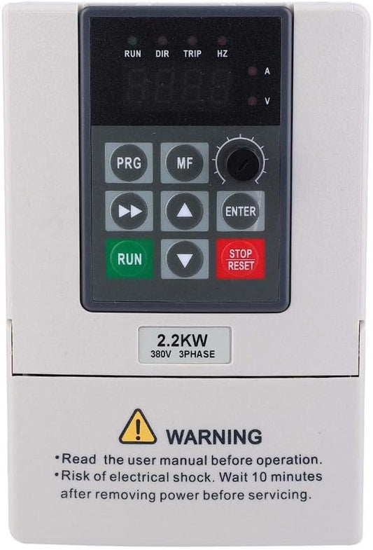 Diyeeni Frequentieomvormer, 380 V, 2,2 KW VFD frequentieomvormer, motoromvormer, toerentalregelaar voor productiemachines, ventilatoren, pompen, frequentieomvormers, ondersteuning multibescherming