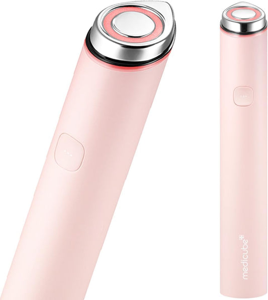 Medicube Mini Booster Pro Pink | Betalbaar hulpmiddel voor thuisgezichtshuid - Draagbare Glow Booster voor glasshuid, stimulerend absorptieverhoging