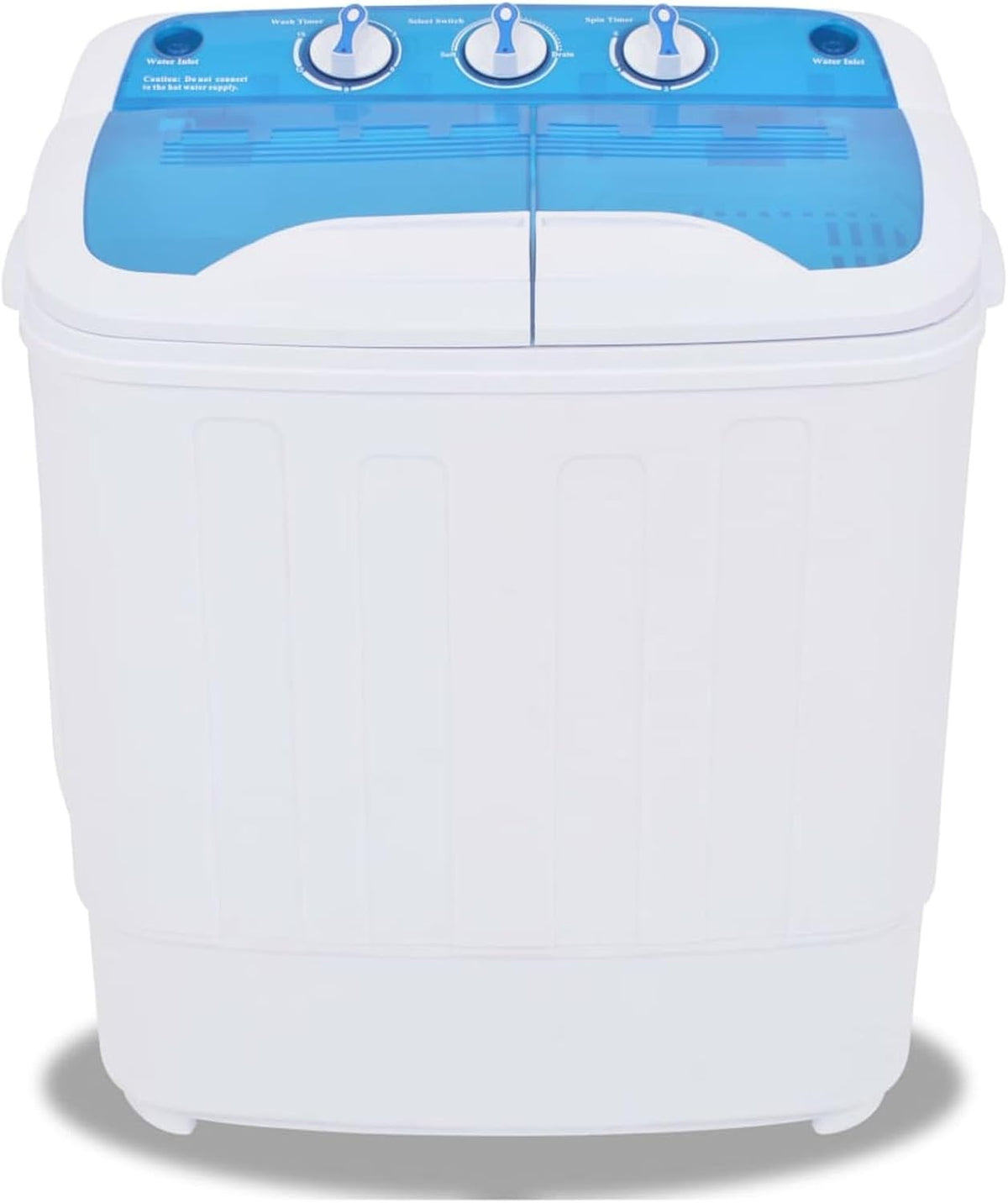 Mini Washing Machine with Double Tray, 5.6 kg, Mini Washing Machine for Motorhome, Single, Students, Washing Capacity of 5 kg - QUORE