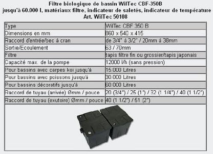 SunSun bio-vijverfilterset 60.000 l UVC 72 W met vijverslang 5 m
