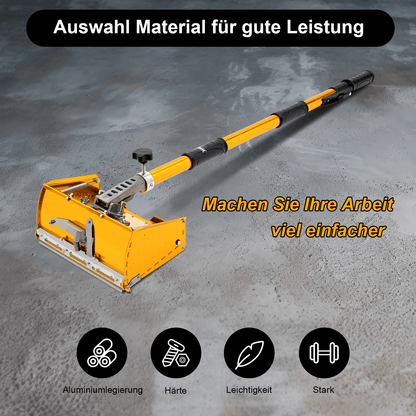 Afwerkingsspaan – Plamuurspaan – Pleisterspaan – Strijkspaan – Stucspaan – Verstelbare Steel 90-150 cm – Aluminiumlegering Met Dubbele Veer