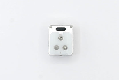 Digitale belichtingsmeter – Lichtmeter – Expositiemeter – Belichtingsmeter voor Film – Analoge Camerameter – Zilver – Ultracompact Aluminium – OLED-display Bovenaan
