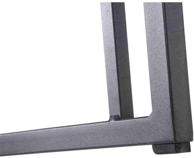 Siena Garden Ramo bijzettafel 33,5 x 40 x 50 cm frame en tafelblad aluminium mat-antraciet