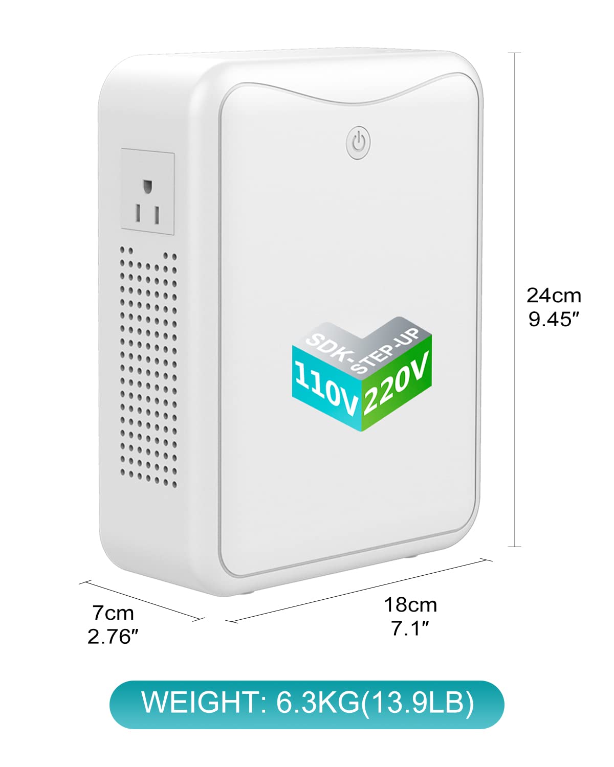 ZHENGXI ELECTRIC 2000W 230V naar 110V spanningstransformator USA, verlagingstransformator spanningsomvormer 220V-240V naar 110V-120V