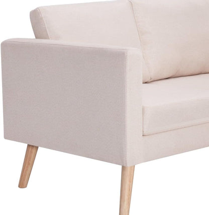 Gecheer Sofa bed, 2-Seater, Lounge Sofa with Back Cushion, Seat Cushion, Two Seater Sofa, Fabric Sofa, Living Room Sofa, Upholstered Sofa, Bed, Guest Bed, 116 x 70 x 73 cm (W x D x H) - QUORE