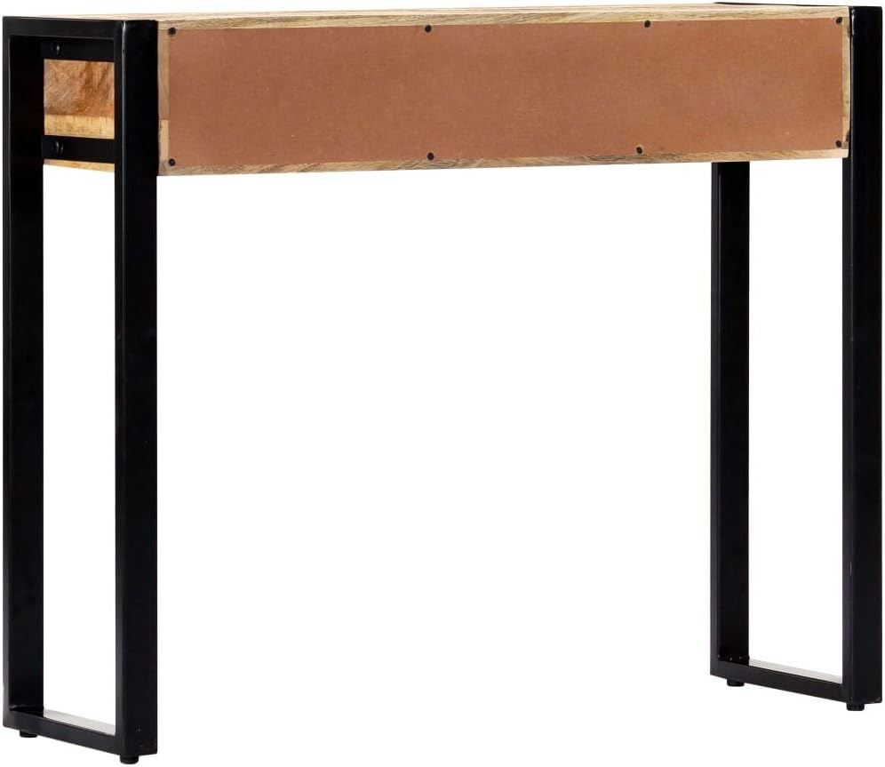 vidaXL Solid Mango Wood Wall Table Table Half Table Entrance Table Console Table