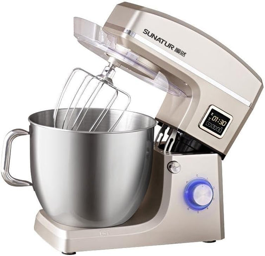 Gistingsversie met intelligente timer, verticaal, mixer, inhoud 10 l, vermogen 2200 W, 6 regelsnelheden, zwart poeder design, intelligente timer 90 minuten
