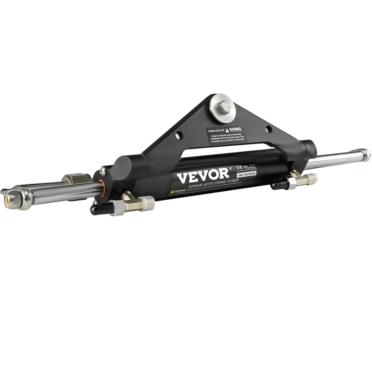 VEVOR Hydraulische Stuurcilinder, HC4645H Front Mount Hydraulische Buitenboordmotor Marine Stuurcilinder, Pak voor tot 150HP Boten Steering