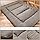 Maxyoyo Japans vloermatras, futon-matras, dikkere tatami-mat, slaapkussen, opvouwbaar, oprolbaar matras, slaapzaal, matras, vloerligstoel, kussen, bed (antracietgrijs, tweepersoons)