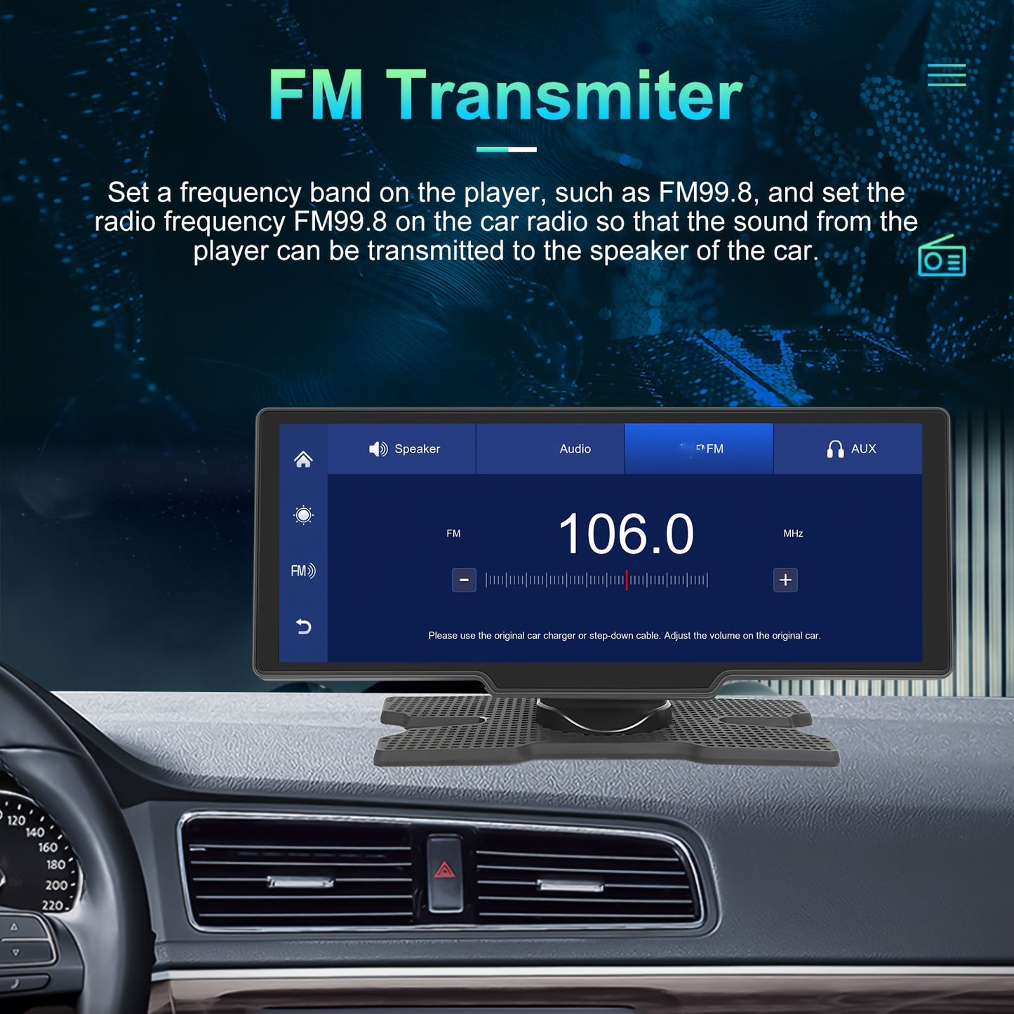 10,26-Inch Smart Carplayer – Autoradio – Multimedia Speler – Navigatiesysteem – Achteruitrijcamera – Spraakbesturing – Groot Helder Scherm