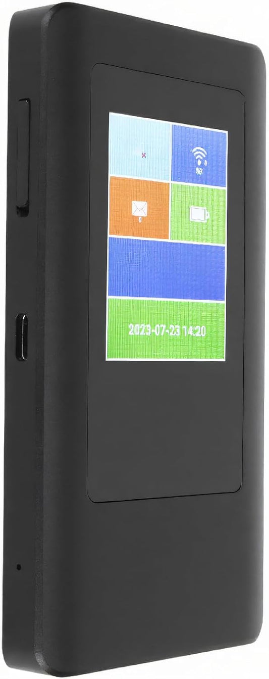 5G Mobiele Hotspot, 5G Mobiele Wifi router met Simkaartsleuf, Ontgrendeld Draagbaar Wifi apparaat voor op Reis 5G modemrouter Dual band 2.4G 5.8G Verbindt Tot 16 Apparaten