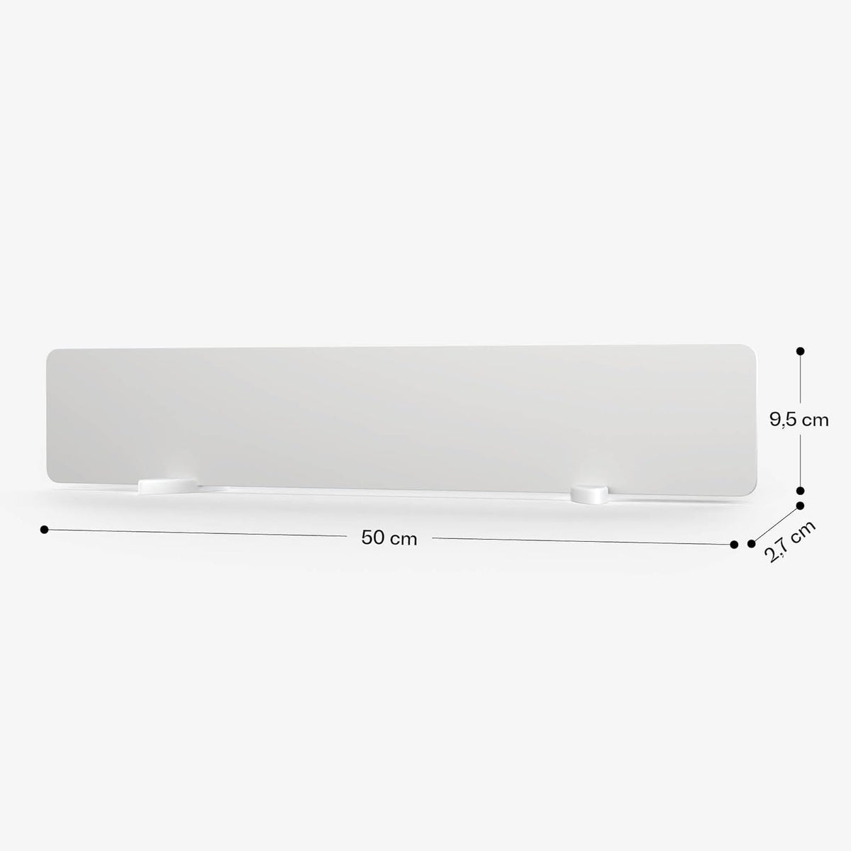 Blumfeldt Wand Infrarood Radiator 50 W - Set van 2, Sneldrogend & Gelijkmatig, IP24, Keramisch Lichaam, Wandmontage of Vrijstaand, Voor Binnen, Wit