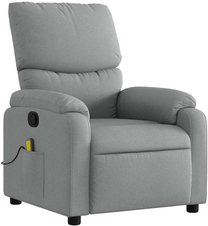 Relaxfauteuil – Relaxstoel – Massagestoel – TV-stoel – Verstelbare stoel – 6-punts vibratiemassage – Rugleuning tot 135 graden verstelbaar