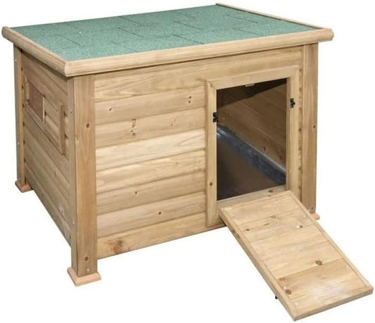 Kerbl Hobbyfarming Kerbl 82809 Duck Town Duck and Goose Stable 93 x 73 x 67 cm, Brown - QUORE