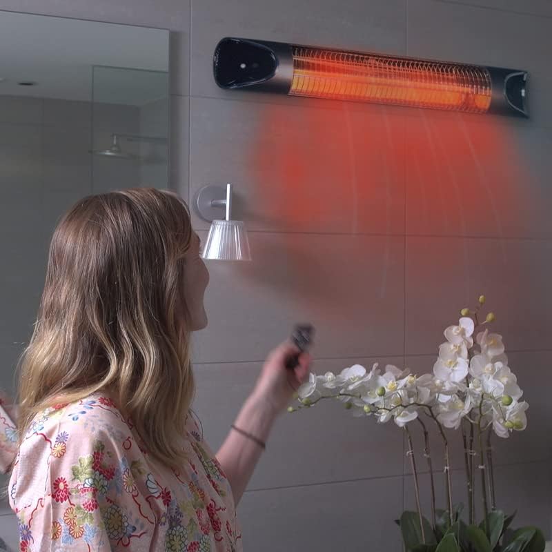 Livington Instant Heater - Infrarood Terrasverwarmer - 2000W - Binnen en buiten - Bewegingssensor - IPX4 - met afstandsbediening