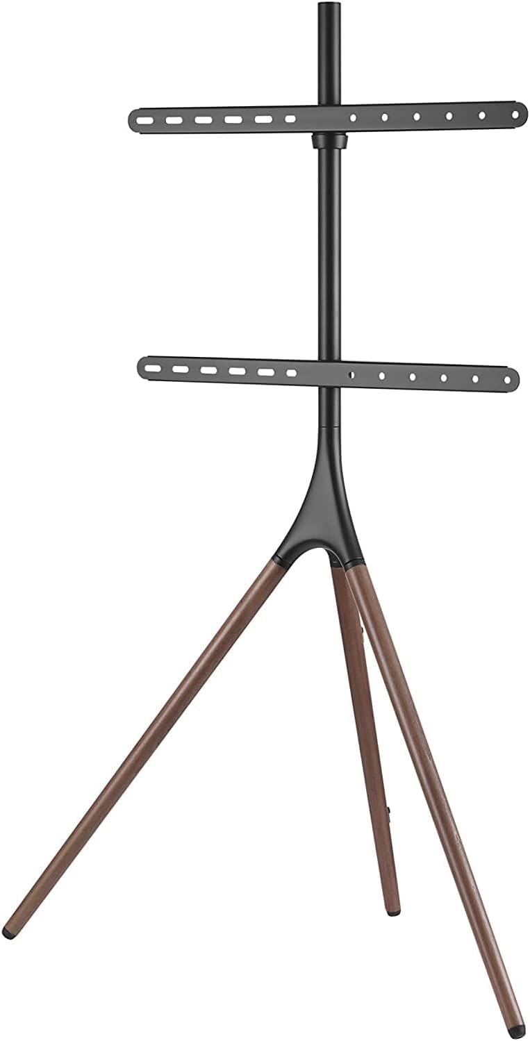 Techly 105209 Stand Tripod voor LCD/LED/Plasma-TV 45-65 inch notenhout donker