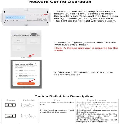 Smart WiFi Elektrische Meter 3 Fase 0.25A-80A Solar PV Bi Richting Twee Manier voor Tuya Intelligente Energie Meter Stroomverbruik Monitor