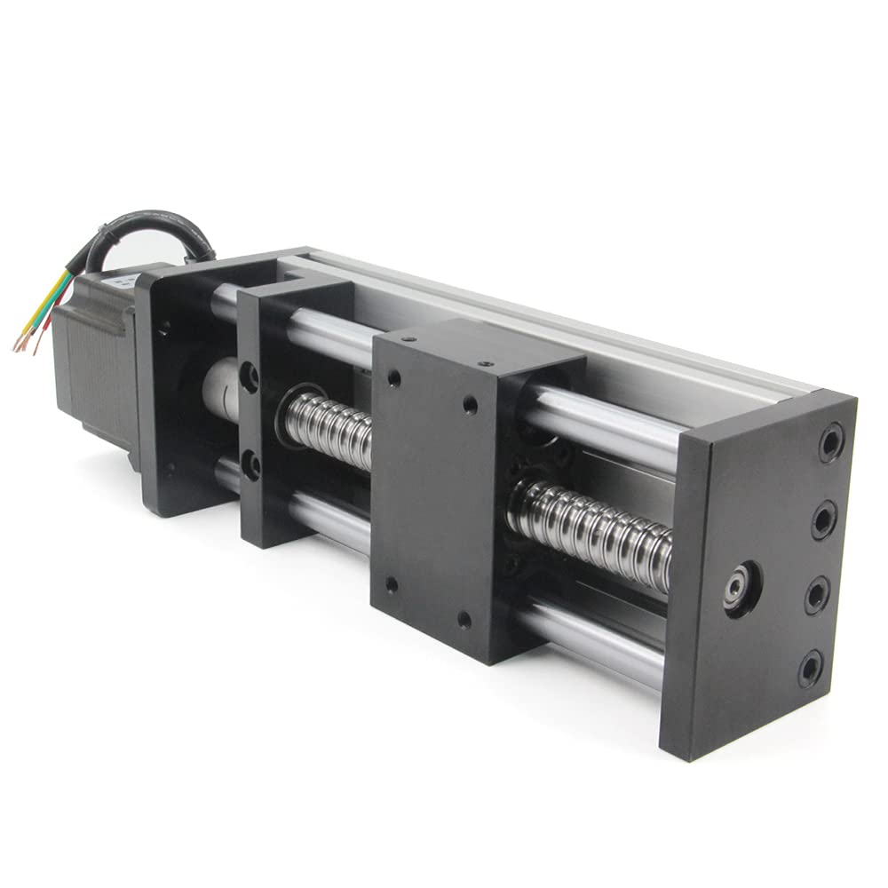 100mm Effectieve Reizen Lengte Dubbele Optische As Gids Ballscrew SFU1605 met NEMA23 Stappenmotor voor DIY CNC Router Onderdelen X Y Z Lineaire Podium Actuator en 3D Printer