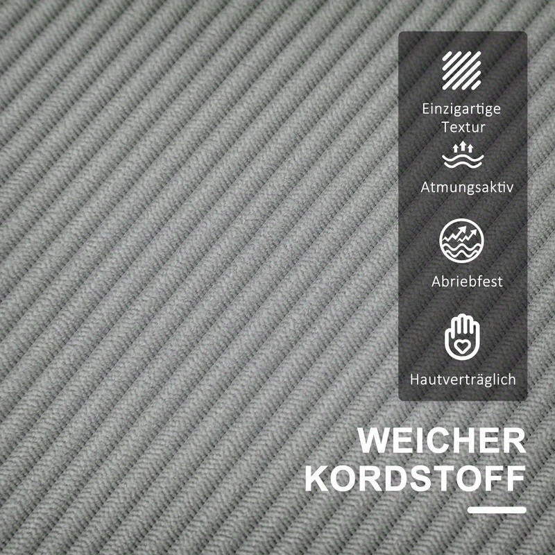 2-Zitsbank – Slaapbank – Loveseat – Bank Met Opbergruimte – Futonbank – Compact Design – Massief Houten Poten – Dik Schuim