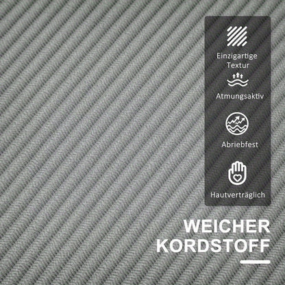 2-Zitsbank – Slaapbank – Loveseat – Bank Met Opbergruimte – Futonbank – Compact Design – Massief Houten Poten – Dik Schuim