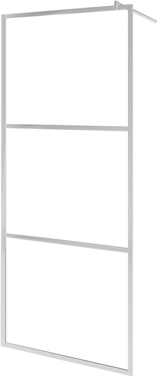 Inloopdouche – Douchewand – Walk-in Douche – Doucheruimte – Douchecabine – ESG Veiligheidsglas – Verstelbaar Aluminium Frame 140x195 cm