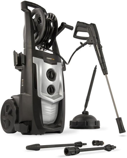 Hogedrukreiniger – Elektrische Cleaner – Waterreiniger – Drukspuit – Terrasreiniger – 2200 Watt Vermogen – Start-Stop Functie