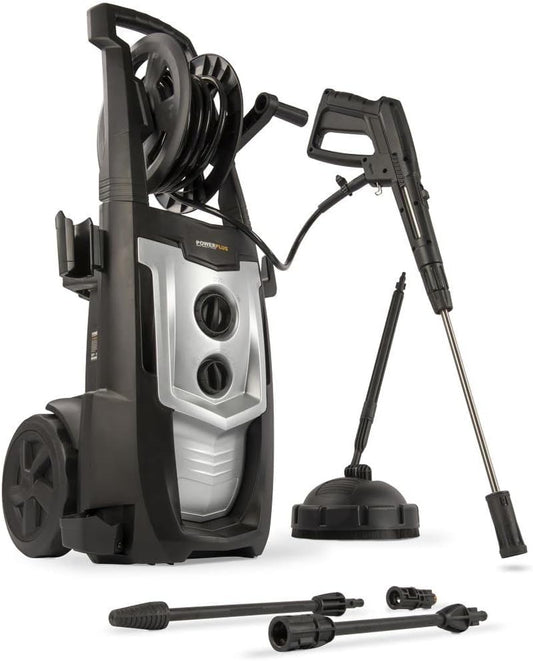 Hogedrukreiniger – Elektrische Cleaner – Waterreiniger – Drukspuit – Terrasreiniger – 2200 Watt Vermogen – Start-Stop Functie